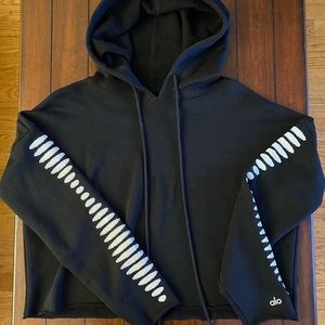 Alo Yoga Boxy Crop Hoodie